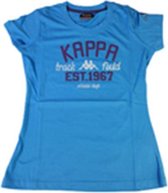 Kappa - T-shirt Athletic - Blauw - Maat M - Vrouwen