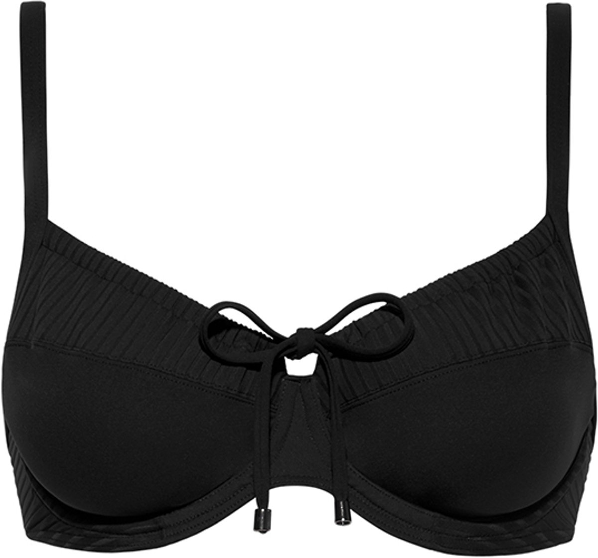 CYELL Dames Bikinitop Niet Voorgevormd met Beugel Zwart -  Maat 85D