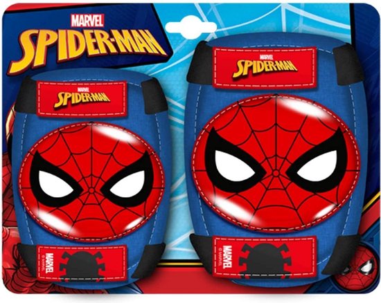 Marvel Spider-Man Skatebescherming 4-delig Blauw/rood One-size - Marvel
