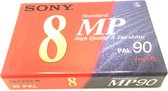 Sony Standard 8 MP High quality & durability PAL 90 Video 8 tape / LP 180min - SP 90min.
