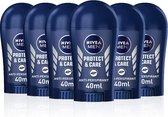 Nivea Men Protect & Care Deodorant Stick 6 x 40 ml Voordeelverpakking