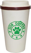 Speelgoed hond latex dog coffee 14cm