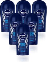 Nivea Men Deodorant Stick - Fresh Active - 6 x 40 ml