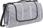 picknickkleed sketch grey XL, 200 x 200 cm, vochtwerende onderkant