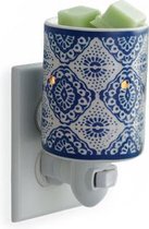 geurbrander stopcontact indigo porcelain candle warmers