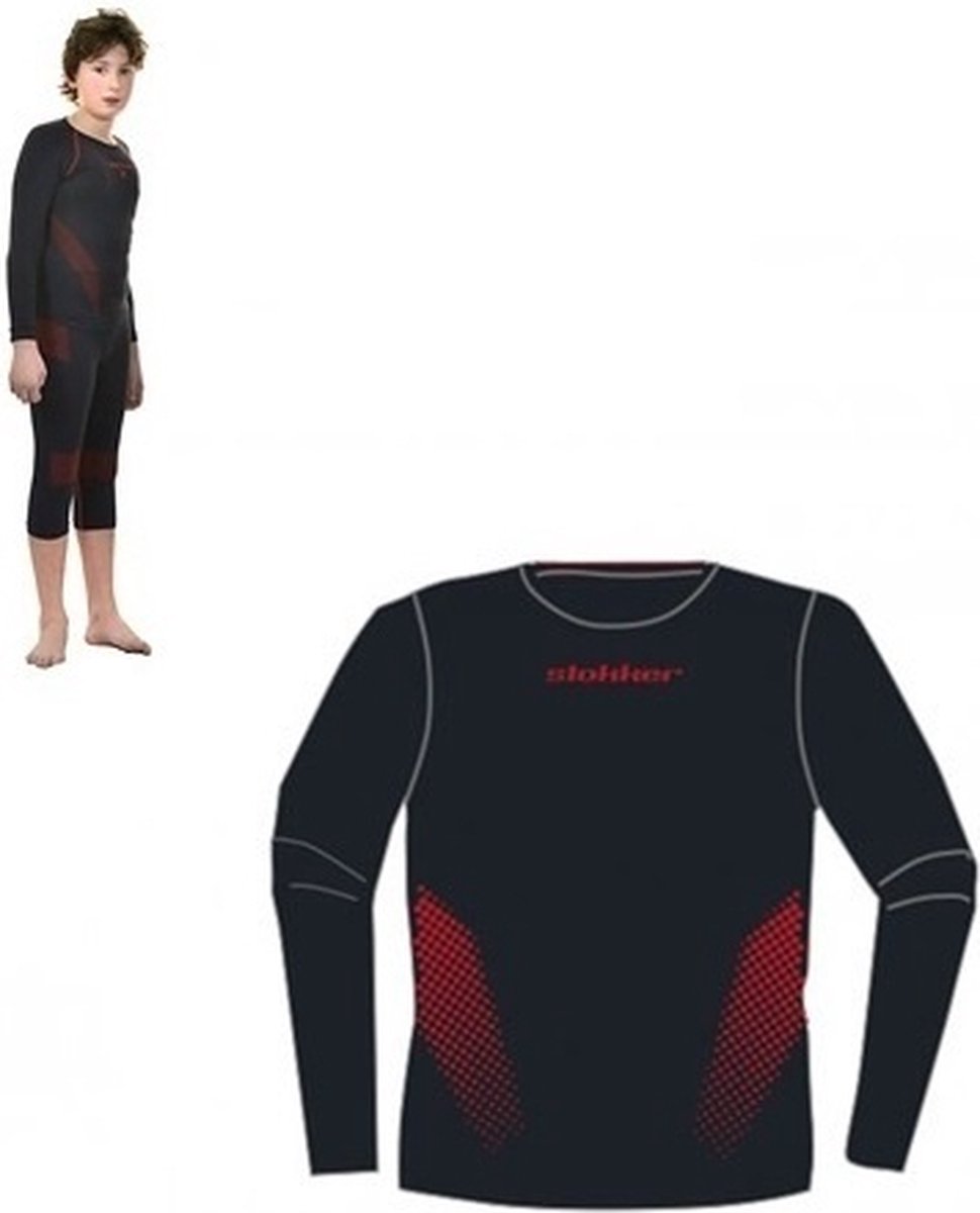 Meryl Skinlife Thermo Shirt Junior - Zwart