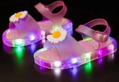 Sandales pour femmes Luminous LED Bloem - Rose - Taille 24/25