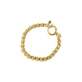 Etos x BiSjU Jewellery - Armband - Schakel - Open Slot - Gold Plated - Stainless Steel