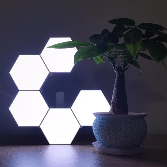 Eclairage LED Hexagon Touch - 6 pcs - Multicolore - Télécommande - Lampe  RGB -... | bol.com