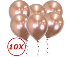 Rose Goud Ballonnen Verjaardag Versiering Rose Gouden Helium Ballonnen Bruiloft Rose Gouden Feest Versiering 10 stuks