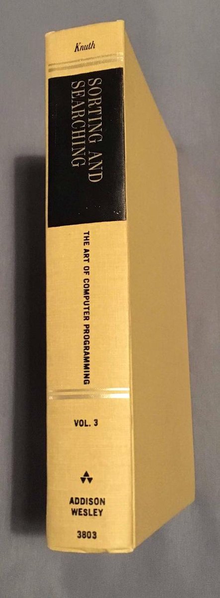 Omslag van The Art of Computer Programming, Vol. 3: Sorting and Searching