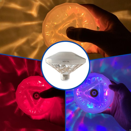 Vocoil Onderwater Lichtshow - LED Onderwaterlamp - Zwembadverlichting - Discolamp - Badspeeltje