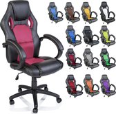 E-Sports - Game stoel - Ergonomisch  - Bureaustoel - Verstelbaar- Racing - Gaming Chair - Zwart / Roze