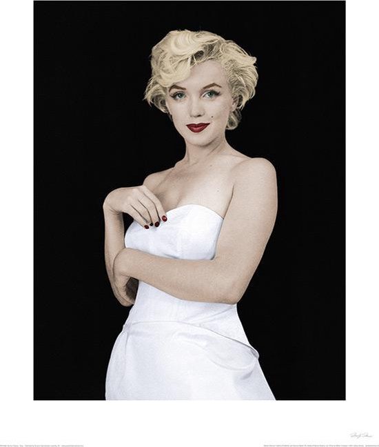 Poster - Marilyn Monroe Pose - 50 X 40 Cm - Multicolor