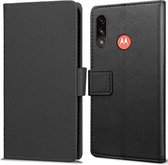 Cazy Motorola Moto E7i Power hoesje - Book Wallet Case - Zwart