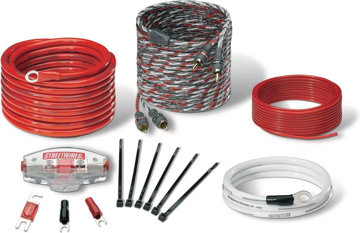 Streetwires ZNX10K versterker aansluitkit 10mm (tot 600W)