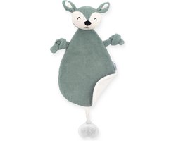 Product: Jollein - Knuffeldoekje Deer (Ash Green) - Speenknuffel, Speendoekje Baby, Speendoek - Katoen, van het merk 