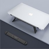 Professionele laptop standaard - laptop standaard - meeneem standaard - verstelbaar - kleine laptopstandaard - zwart