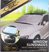 C&C zonnescherm autoset 3 delig - NM shop