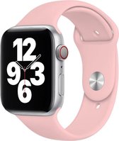 Licht Roze bandje geschikt voor Apple Watch bandje voor 42/44mm model in maat S-M