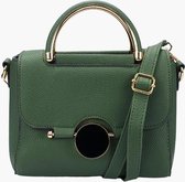 Fashionfanatics® Volano Crossbodytas Donkergroen - Draaisluiting - Dames