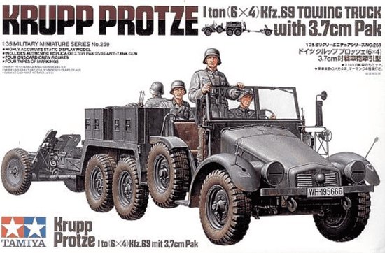 1:35 Tamiya 35259 German Krupp Protze w 