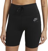 Nike Nike Air Short Tight Sportlegging - Maat XS  - Vrouwen - zwart - wit