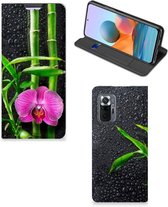 Hoesje Xiaomi Redmi Note 10 Pro Wallet Bookcase Orchidee