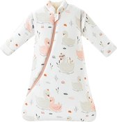 Katoenen baby wrap - babyslaapzak kleine kinderen het hele jaar door slaapzak, pyjama voor jongens en meisjes M (75 - 90 cm)