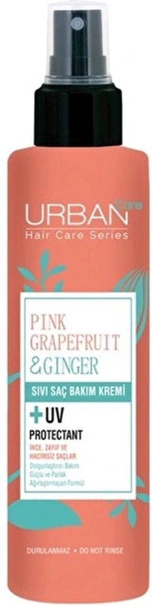 URBAN CARE Pink Grapefruit & Ginger Leave In Conditioner 200ML