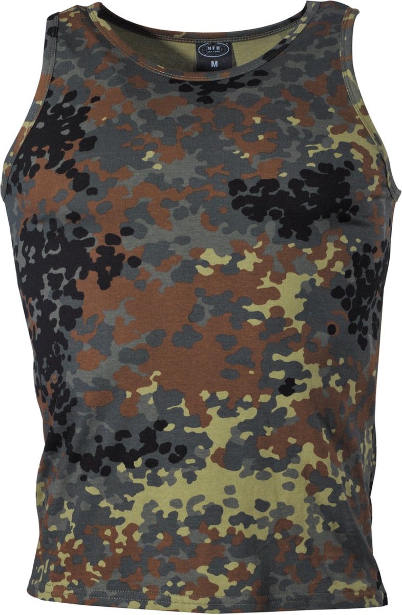 MFH US Tanktop - Bundeswehr vlekkencamouflage - 170 g/m² - MAAT S