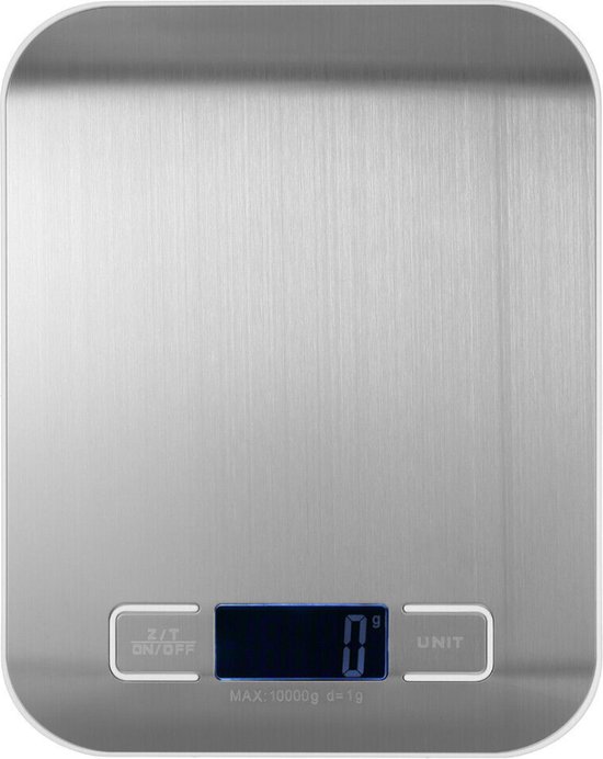 G&G KF6K Kitchen Scale, 6 kg/0.1 g, Adjustable Automatic Shut-Off Precision Scale, Digital Scale, with Power Supply and Batteries