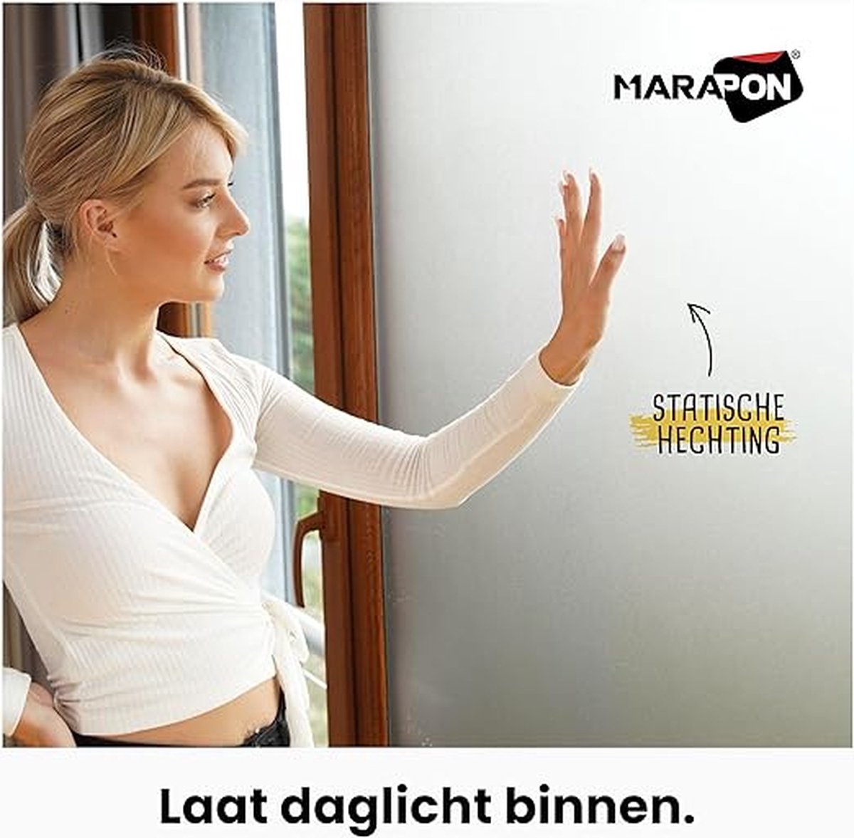 Unbranded Raamfolie Donkergrijs [30x200 cm] Ondoorzichtige Raamfolie inclusief e-book met professionele tips Privacyfolie met lichtdoorlatendheid en statische kleefkracht Matte raamfolie