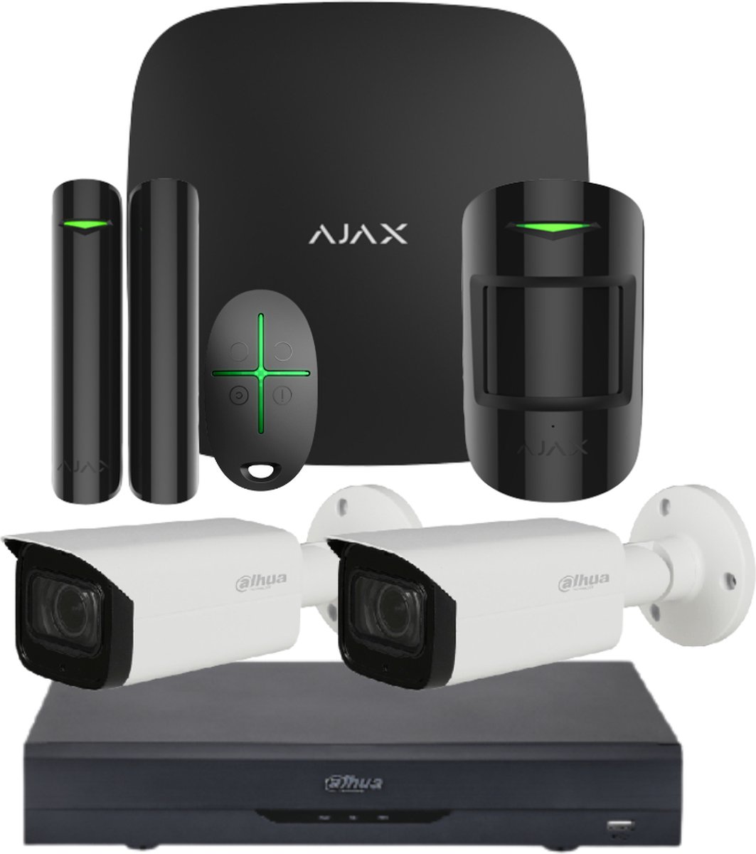 Ajax alarmsysteem met CCTV Camera Beveiliging