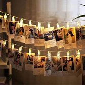 Guirlande lumineuse avec piquets lumineux - Accrocher des cartes de Noël - Siècle des Lumières de Décoration - Lumière Wit chaude - Idéal pour accrocher des cartes - Éclairage de Noël - Éclairage de la maison