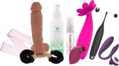 Erotische Adventskalender voor Koppels 9 Delig - Inclusief Masturbator One Night Stand - Erotische Geschenkset - Sex Toys Pakket - Erotische Verrassing - Geschenkset met Seksspeeltjes en Accessoires - Seksspeeltjes Voor Mannen en Vrouwen