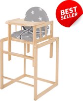 Thuys - Chaise bébé pour la table - Chaise de salle à manger Bébé - Chaise haute Combi Bébé - Jusqu'à 10 ans - Table + Chaise Combi - Durable