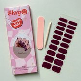 Slayo© - Gellak Stickers - Purple Passion - Nagelstickers - Gel Nail Wrap - Nail Art - LED/UV lamp nodig