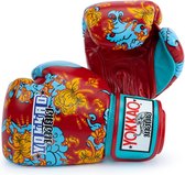 Yokkao - Édition Limited - Gants de boxe Hawaii - Cuir véritable - Rouge - 14 oz