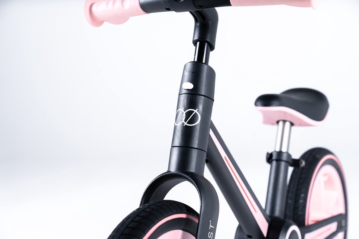 Først Loopfiets 2 Jaar - Balance Bike - Loop Fiets - Speelgoed Vanaf 2 Jaar - Jongens & Meisjes - Opvouwbaar - Roze — afbeelding 11