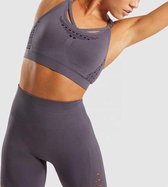 New Age Devi - "Grijs Seamless Sport- BH pour Yoga & Fitness - Taille S"
