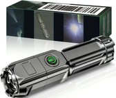 Bol.com Zaklamp - USB oplaadbaar - LED -Zoom functie aanbieding