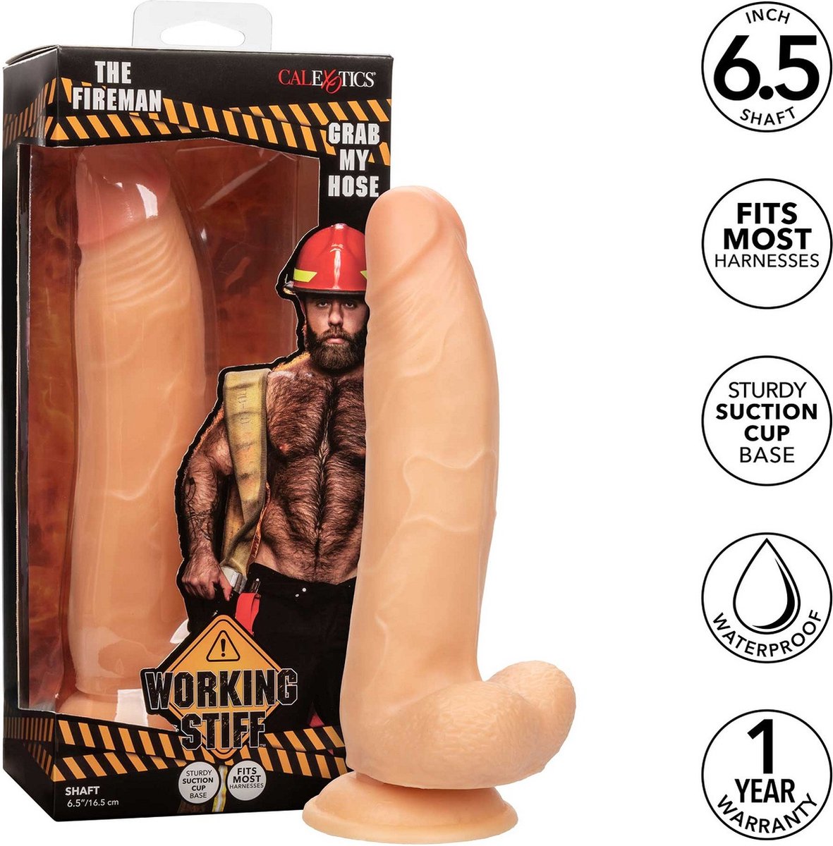 Goedkoopste Working Stiff The Fireman - Realistische Dildo