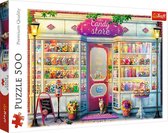 Trefl - Puzzles - "500" - Candy store