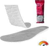 Luque - Taille 41/42 - Semelle chauffante - GRIS - Orthopédique - Éperon calcanéen - Semelle chauffante - Semelle intérieure 4D Cloud - Protection souple du pied - Semelle intérieure de Sport - Ajustable