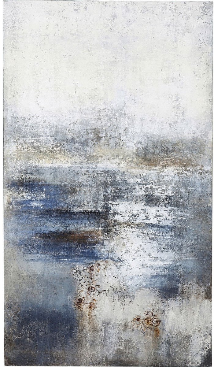 Kare Schilderij Abstract Into The Night 210x120cm