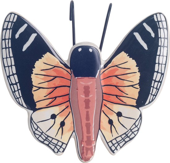 Vlinder | keramiek | wanddecoratie binnen en buiten | 15cm