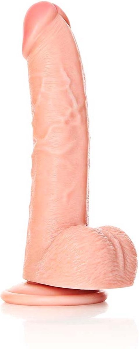 Goedkoopste Dildo with Balls and Suction Cup - 8''/ 20,5 cm