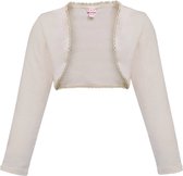 La V Bolero meisje zandkleur (Beige) 152-158