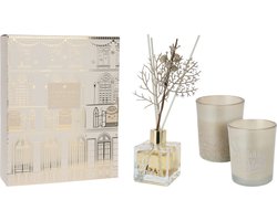 giftset - kaars - geurverspreiders -geurkaars - geurstokjes